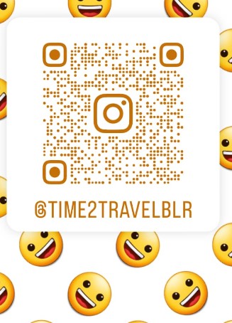 Scan me to follow Time2Travel Insta Page